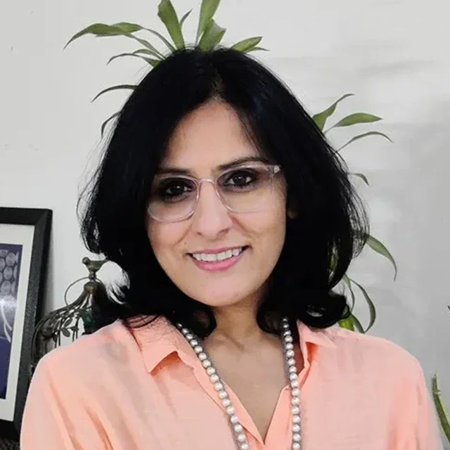Nidhi Saini, photographed in her office
